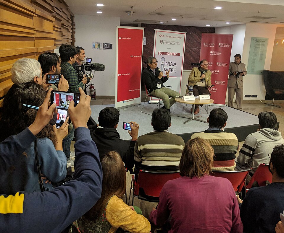 File:Ravish Kumar at University of Chicago Center New Delhi Journalism Week Lecture.jpg
